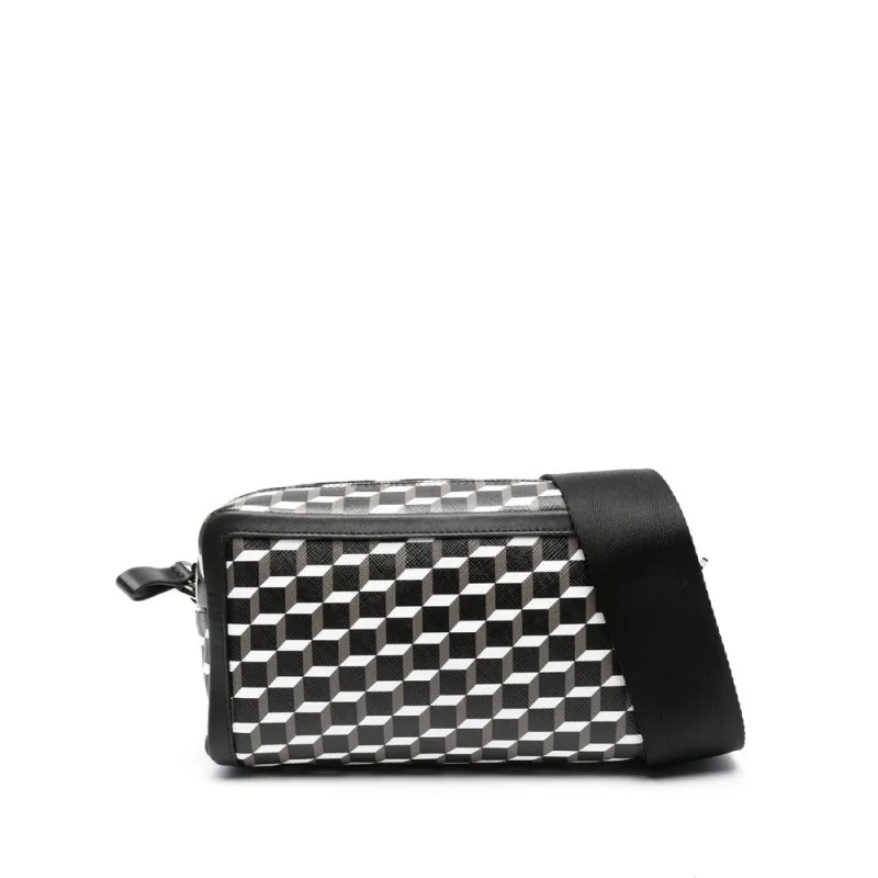 Geometric Print Shoulder Bag made by Pierre Hardy