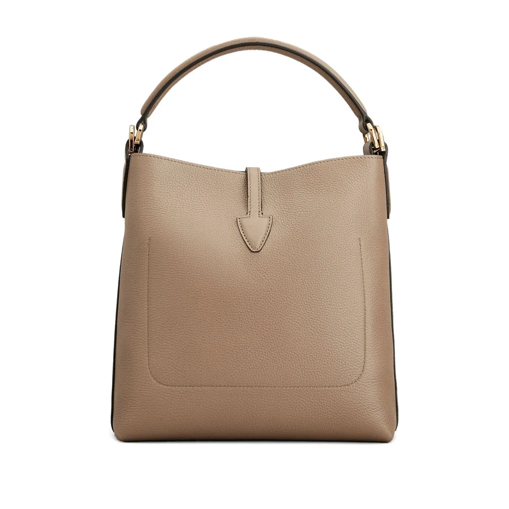 Calf Leather Top Handle Bag sold by Zulily product image thumbnail 3