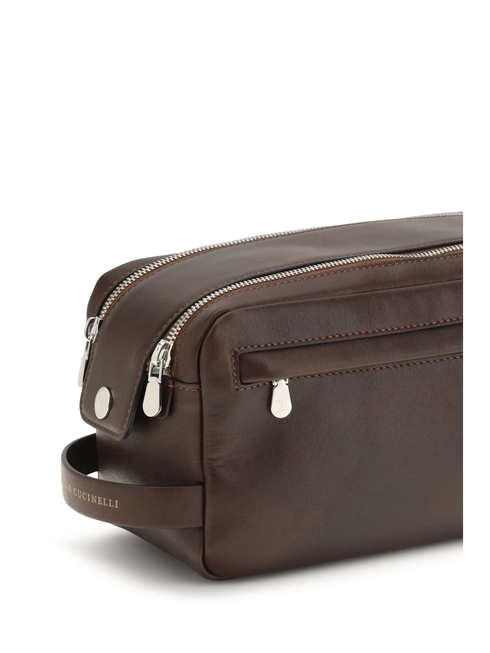 Leather Beauty Case Burgundy sold by Zulily product image thumbnail 3