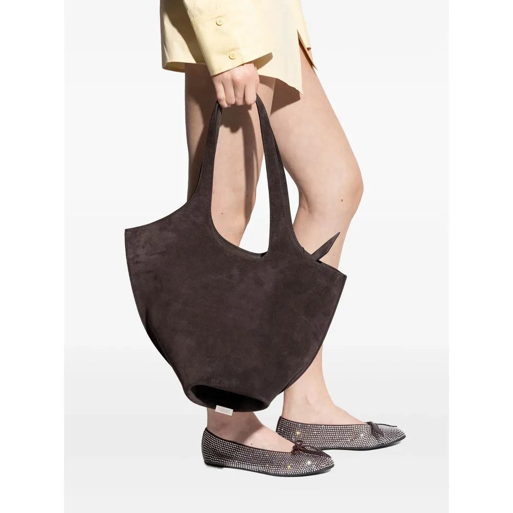 Dark Brown Calf Suede Shoulder Bag sold by Zulily product image thumbnail 3