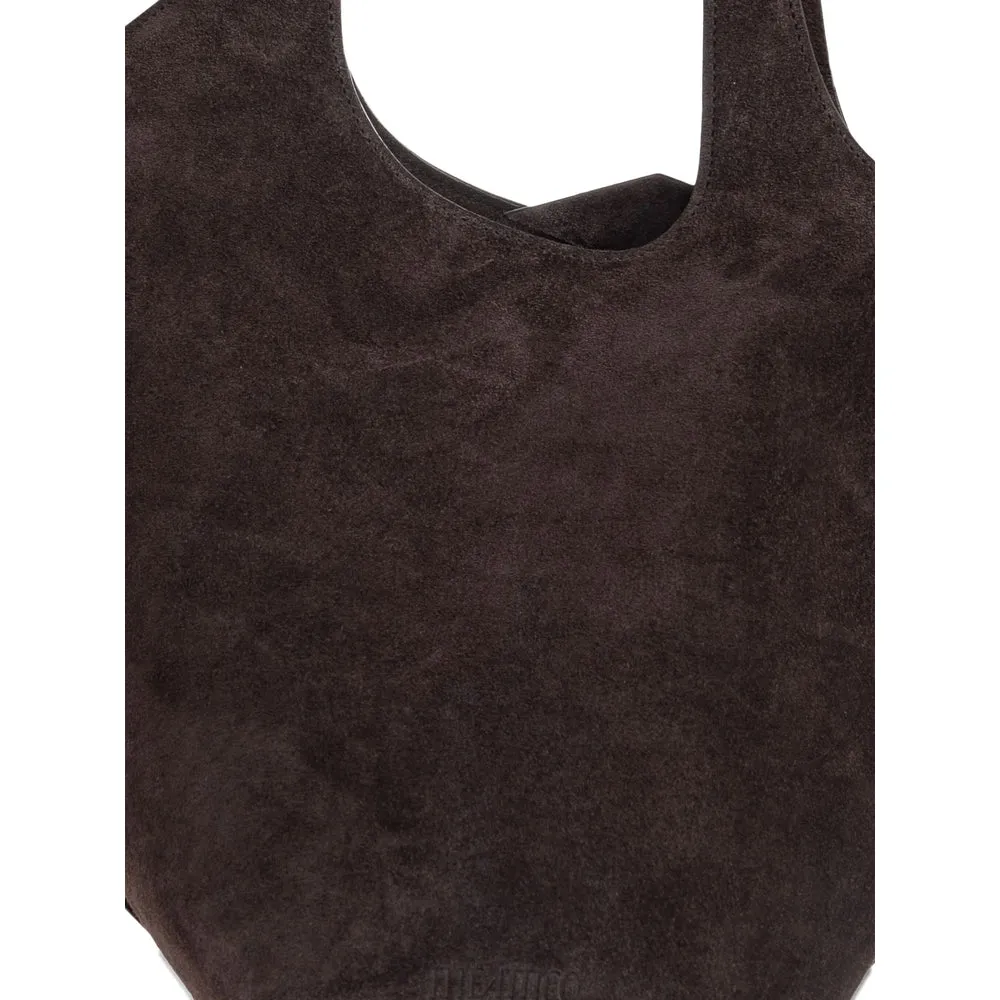 Dark Brown Calf Suede Shoulder Bag sold by Zulily product image thumbnail 5