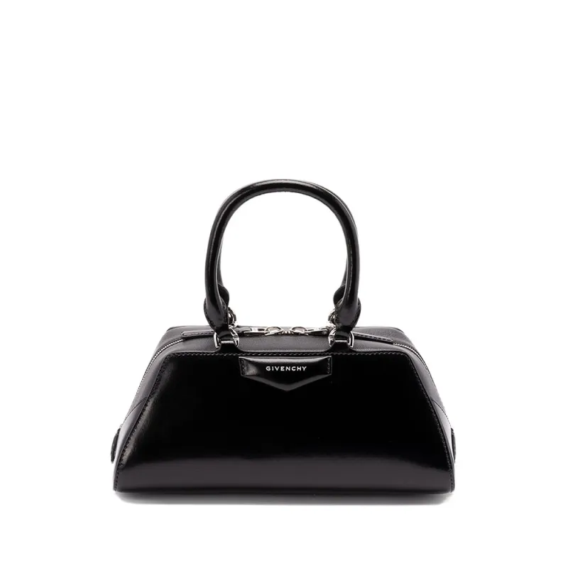 Tote Bag Black Calf Leather made by Givenchy