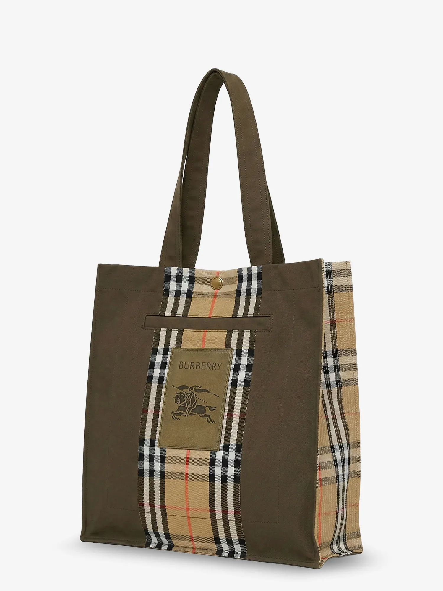 Tote Bag Trench Check Brown sold by Zulily product image thumbnail 3