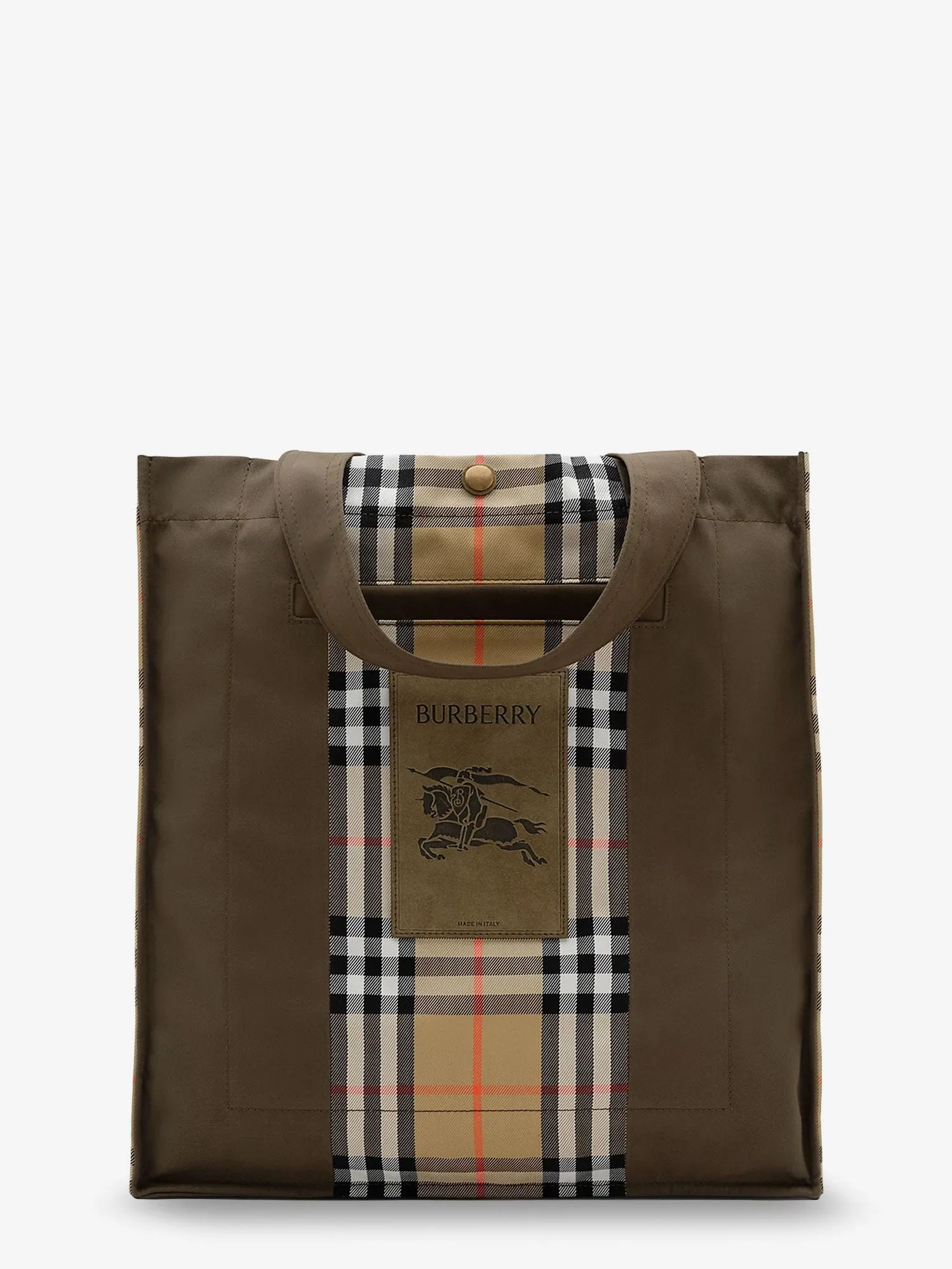 Tote Bag Trench Check Brown sold by Zulily