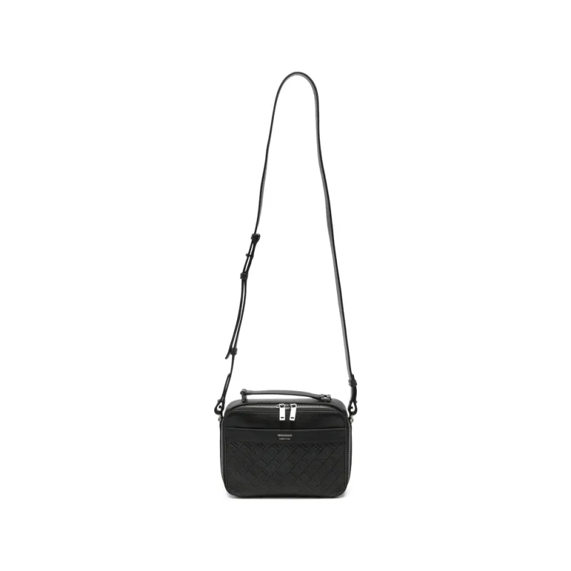 Bum Bag Black Calf Leather made by Salvatore Ferragamo