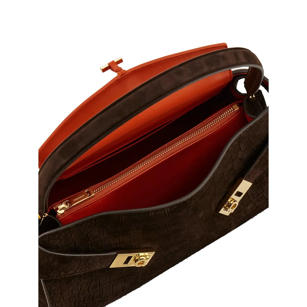 Shoulder Bag Soft Hug Brown Suede sold by Zulily product image thumbnail 5