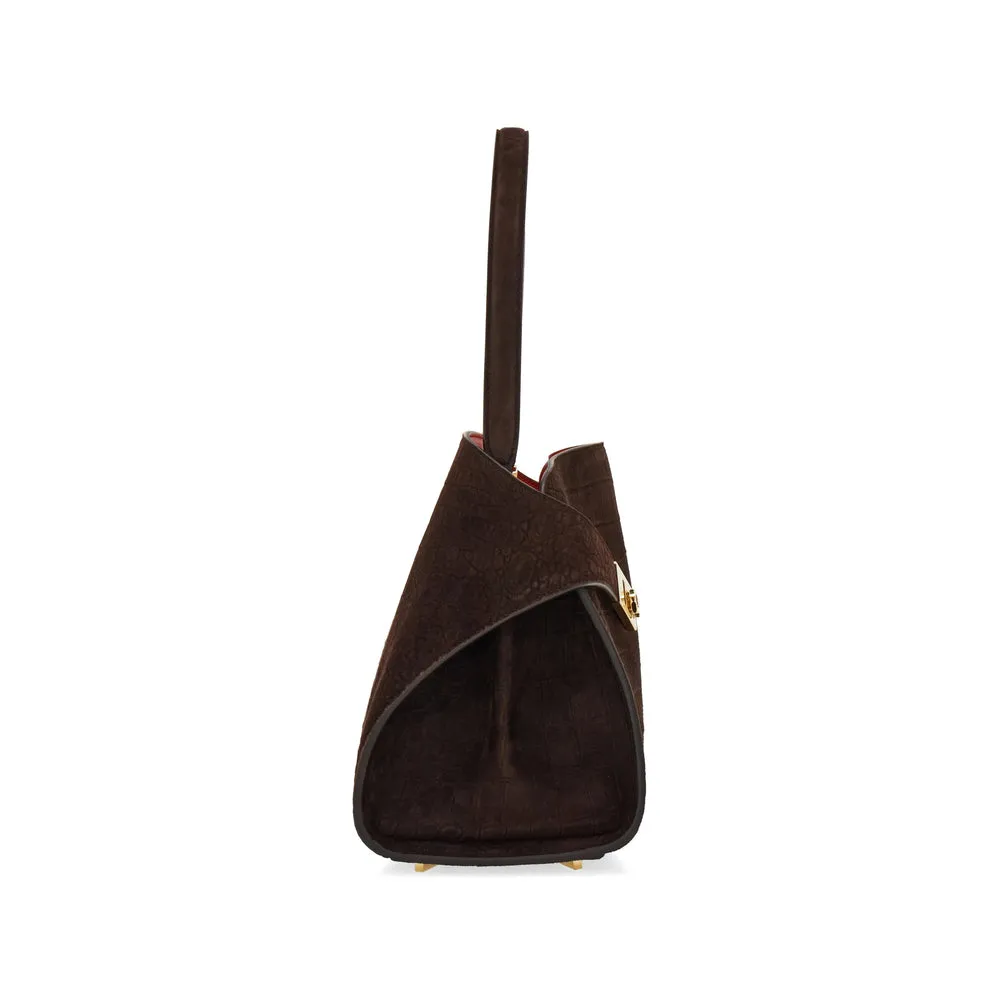 Shoulder Bag Soft Hug Brown Suede sold by Zulily product image thumbnail 2