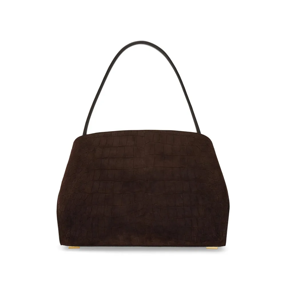Shoulder Bag Soft Hug Brown Suede sold by Zulily product image thumbnail 3