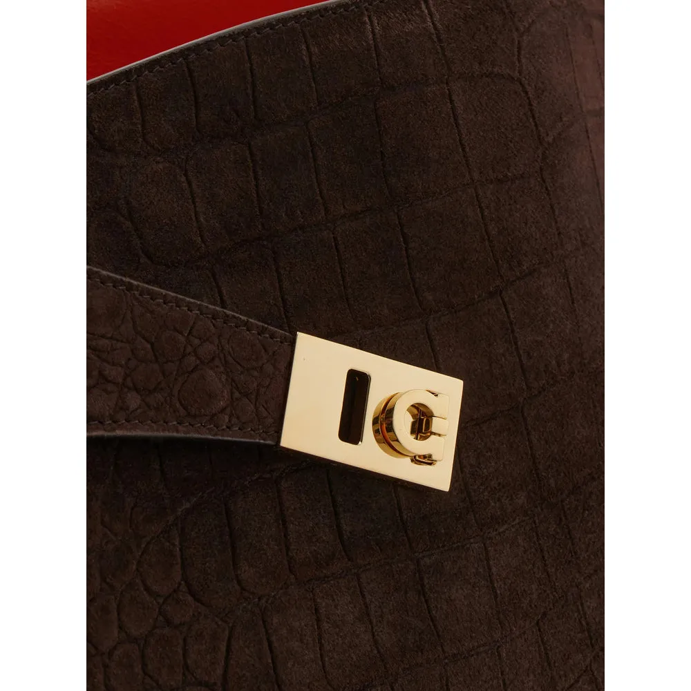 Shoulder Bag Soft Hug Brown Suede sold by Zulily product image thumbnail 4