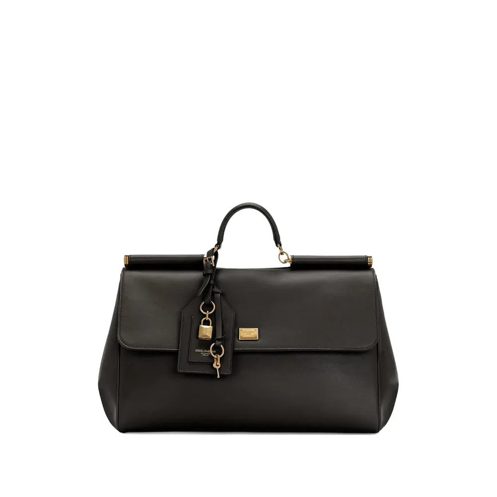 Tote Bag Black Calfskin sold by Zulily