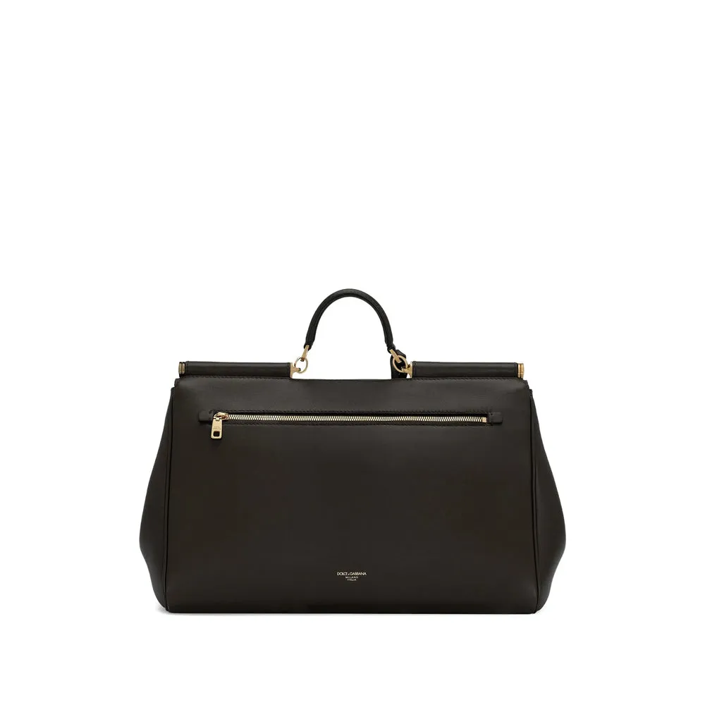 Tote Bag Black Calfskin sold by Zulily product image thumbnail 2