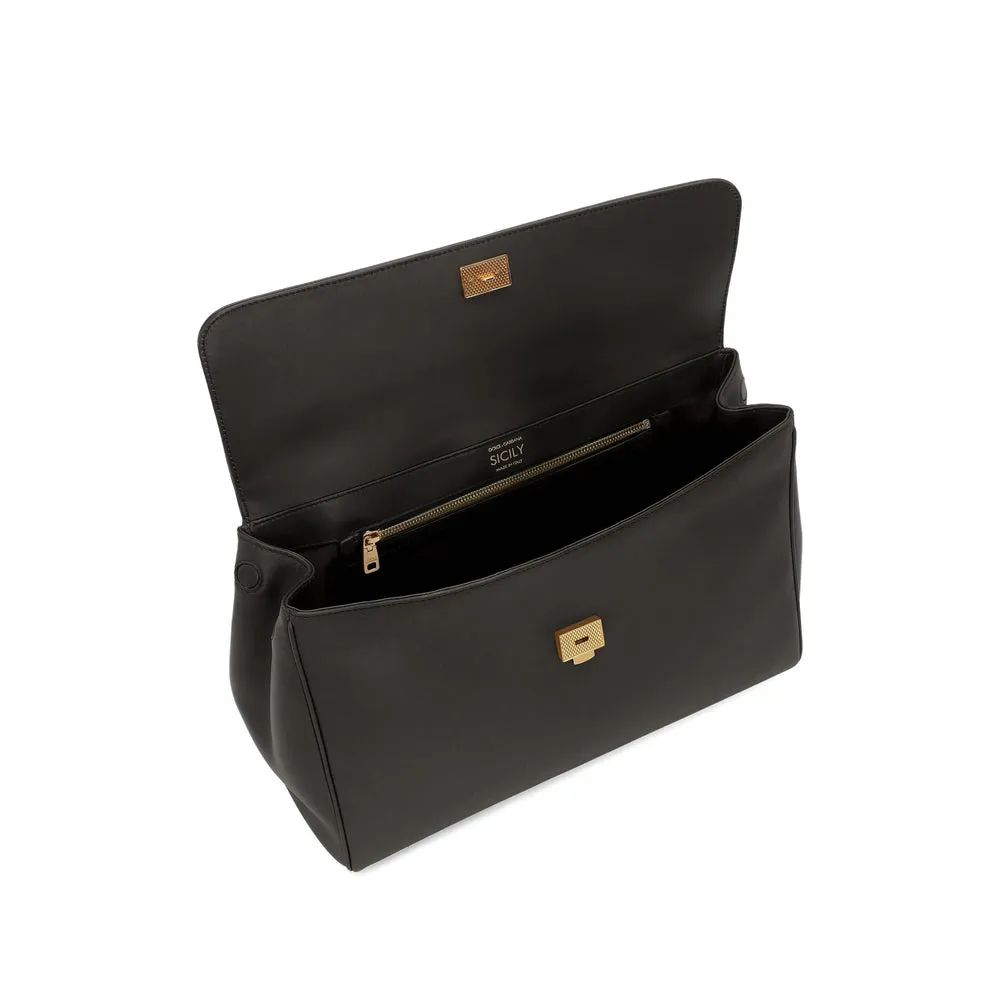 Tote Bag Black Calfskin sold by Zulily product image thumbnail 3