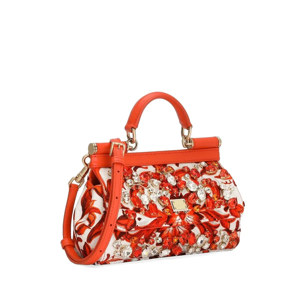 Leather Tote Bag Red/White sold by Zulily product image thumbnail 2
