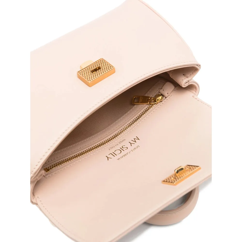 Beige Front Flap Top Handle Bag sold by Zulily product image thumbnail 5