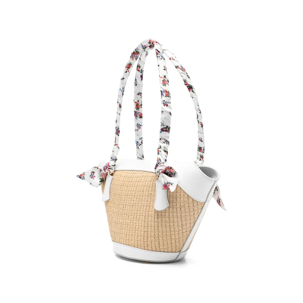 Tote Bag Beige/White Floral Print sold by Zulily product image thumbnail 4