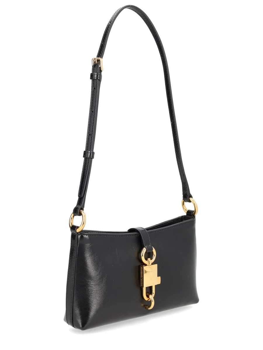 Lock Leather Shoulder Bag sold by Zulily product image thumbnail 3