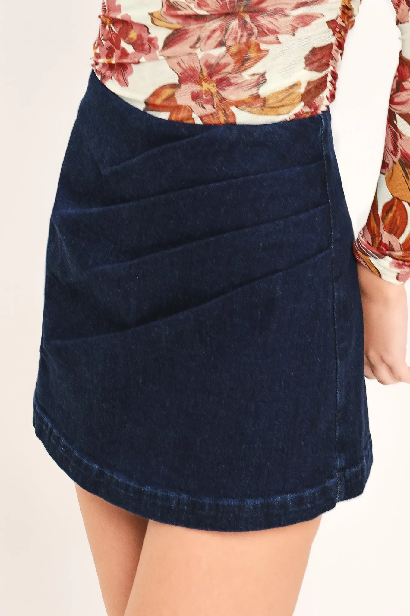 Autumn Leaf Denim Skort sold by Zulily product image thumbnail 5