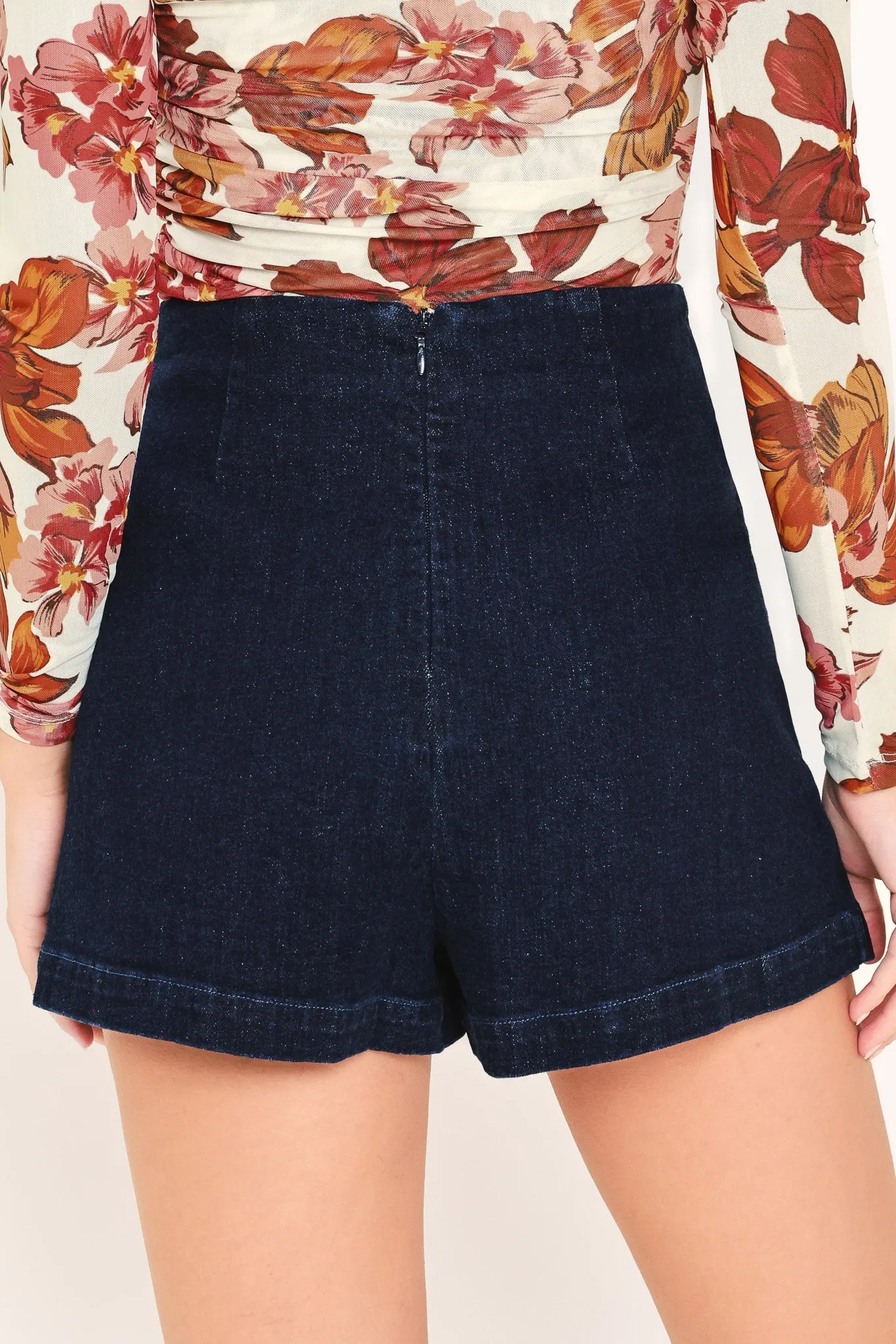 Autumn Leaf Denim Skort sold by Zulily product image thumbnail 2