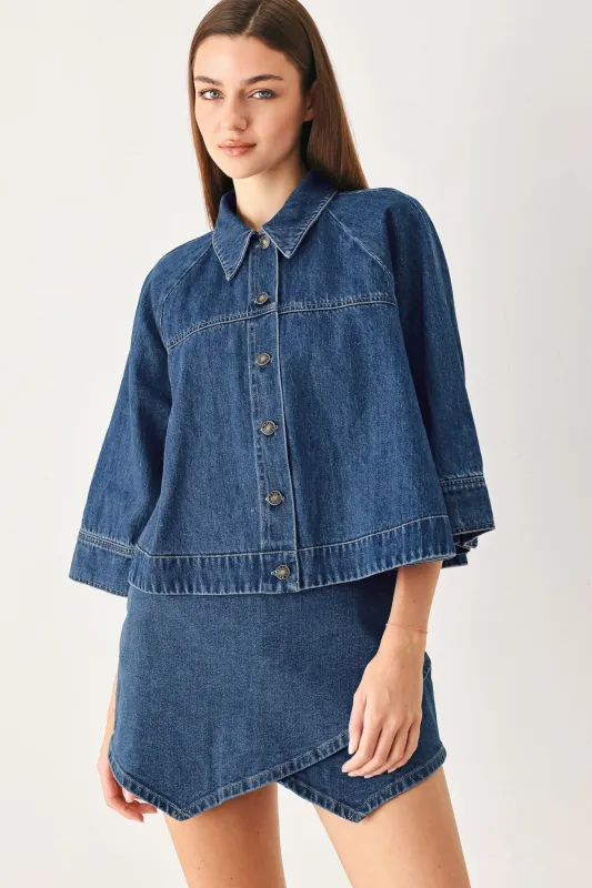 Fresh Cut Denim Jacket made by Flying Tomato