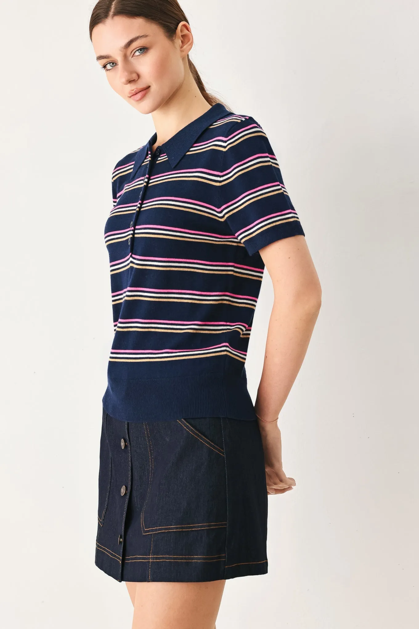 Pretty in Paradise Polo Top sold by Zulily product image thumbnail 5