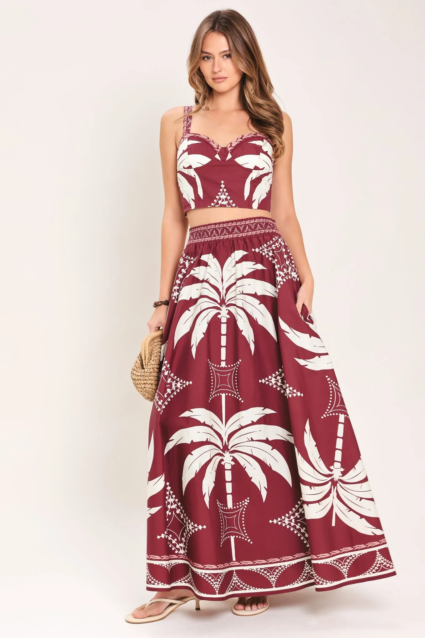 Paradise Charm Woven Top and Skirt Set sold by Zulily product image thumbnail 3