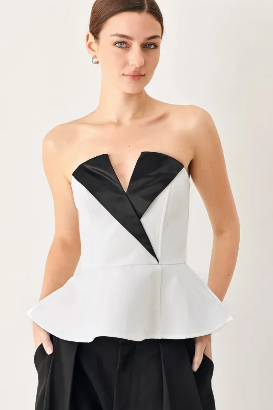Dress Code Woven Tube Top made by Flying Tomato