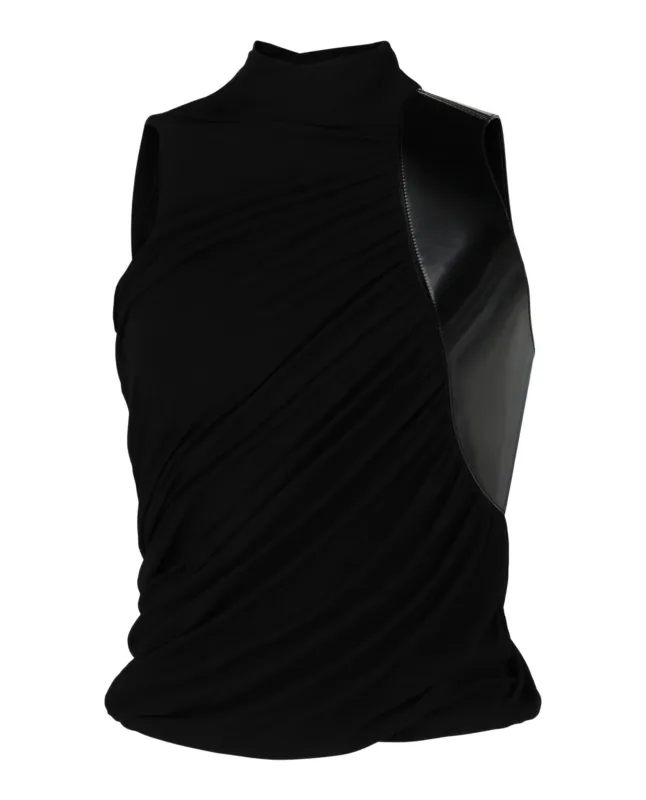 Ferragamo Panelled Draped Top made by Salvatore Ferragamo