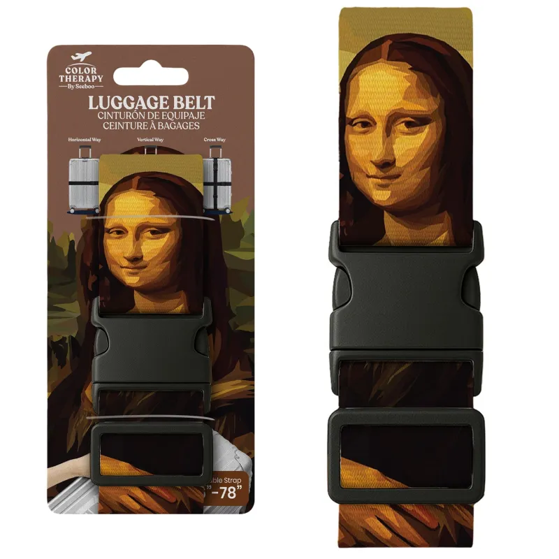 Seeboo Travel Adjustable Luggage Strap for Suitcases - Mona Lisa made by Zulily