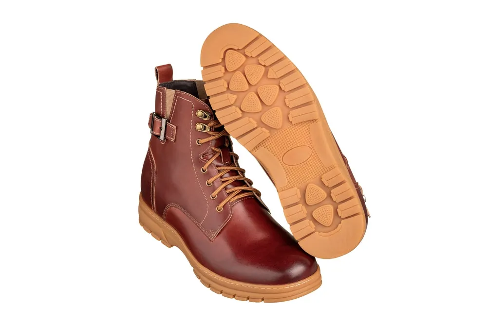 TOTO - K16206 - 2.8 Inches Taller (Cordovan Dark Brown) - High Top Boots sold by Zulily product image thumbnail 5