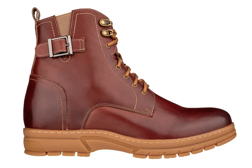 TOTO - K16206 - 2.8 Inches Taller (Cordovan Dark Brown) - High Top Boots sold by Zulily product image thumbnail 2