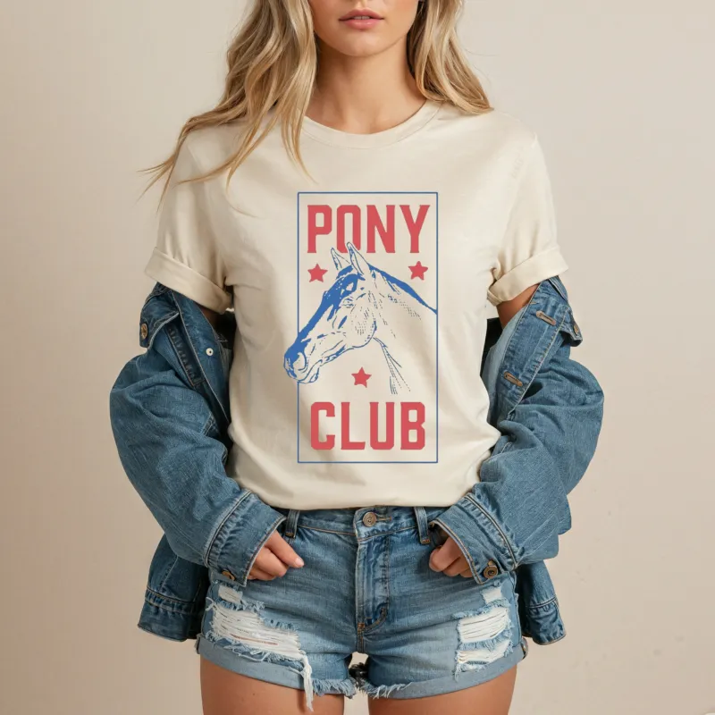 Pony Club Tee Shirt made by Zulily