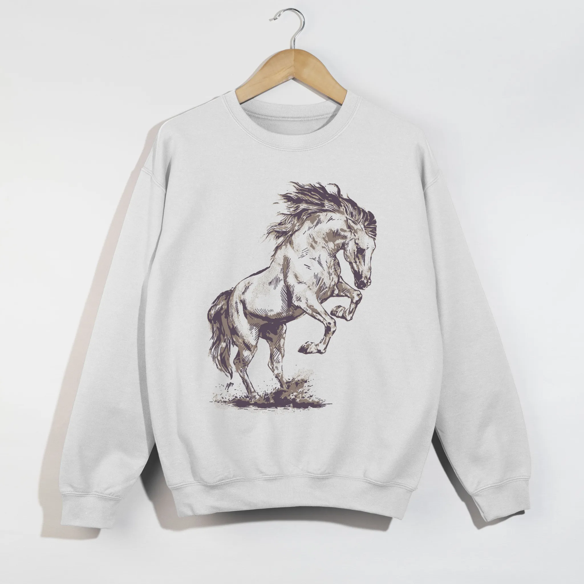 Wild Mustang Graphic Crewneck Sweatshirt sold by Zulily product image thumbnail 4