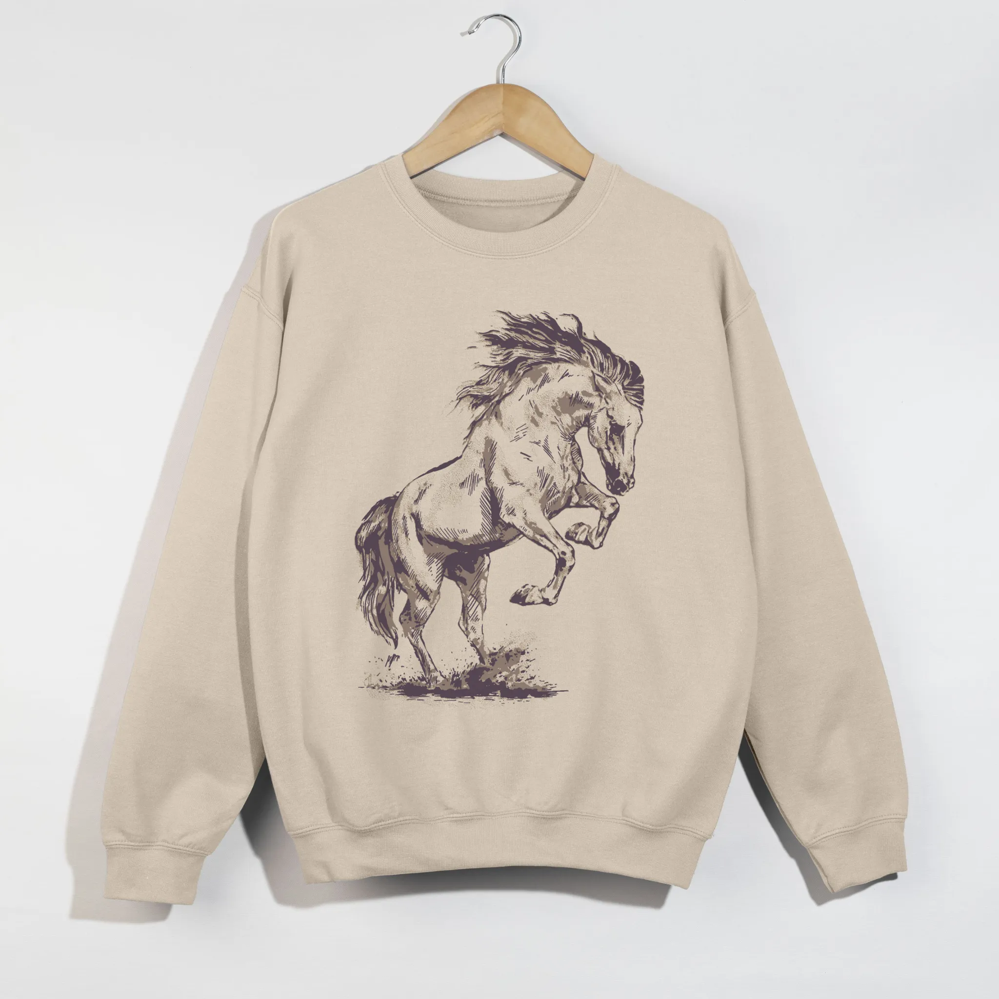 Wild Mustang Graphic Crewneck Sweatshirt sold by Zulily product image thumbnail 3