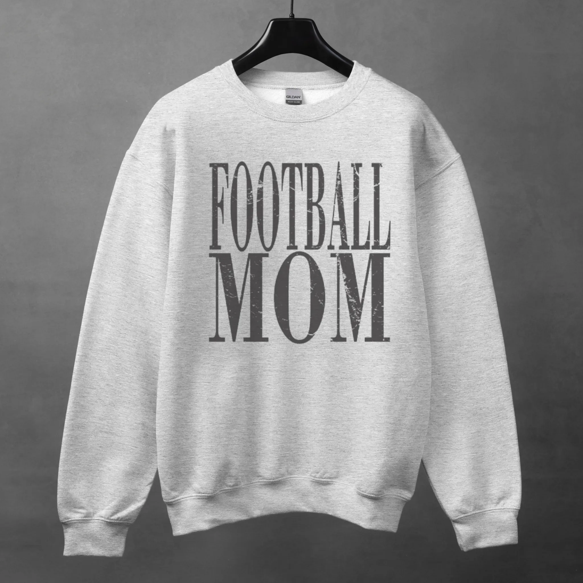 Distressed Football Mom Crewneck Sweatshirt sold by Zulily product image thumbnail 3