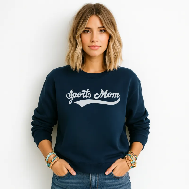 Sports Mom Crewneck Sweatshirt made by Zulily