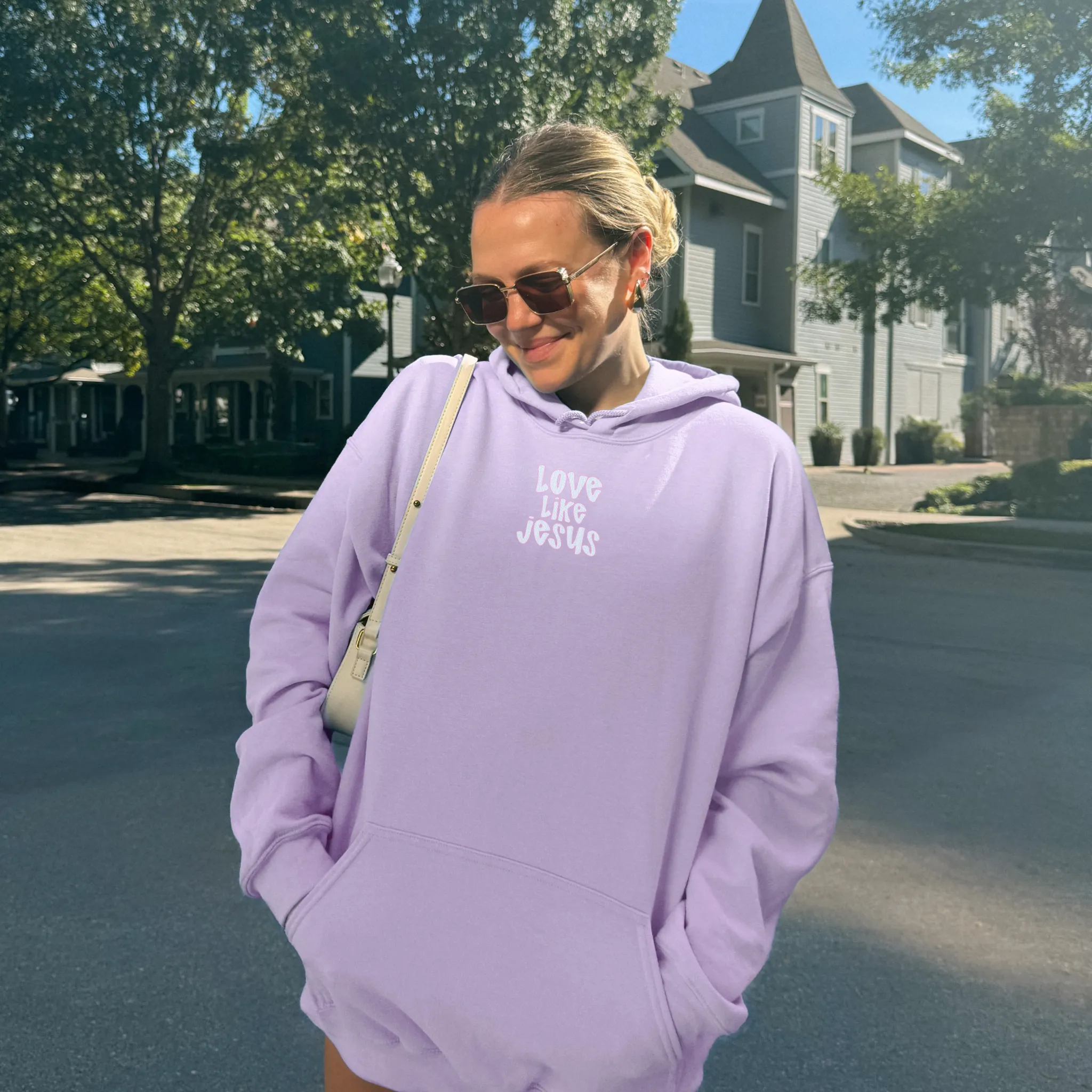 Love Like Jesus Hoodie – Christian Faith Hoodie with Front & Back Print sold by Zulily product image thumbnail 4