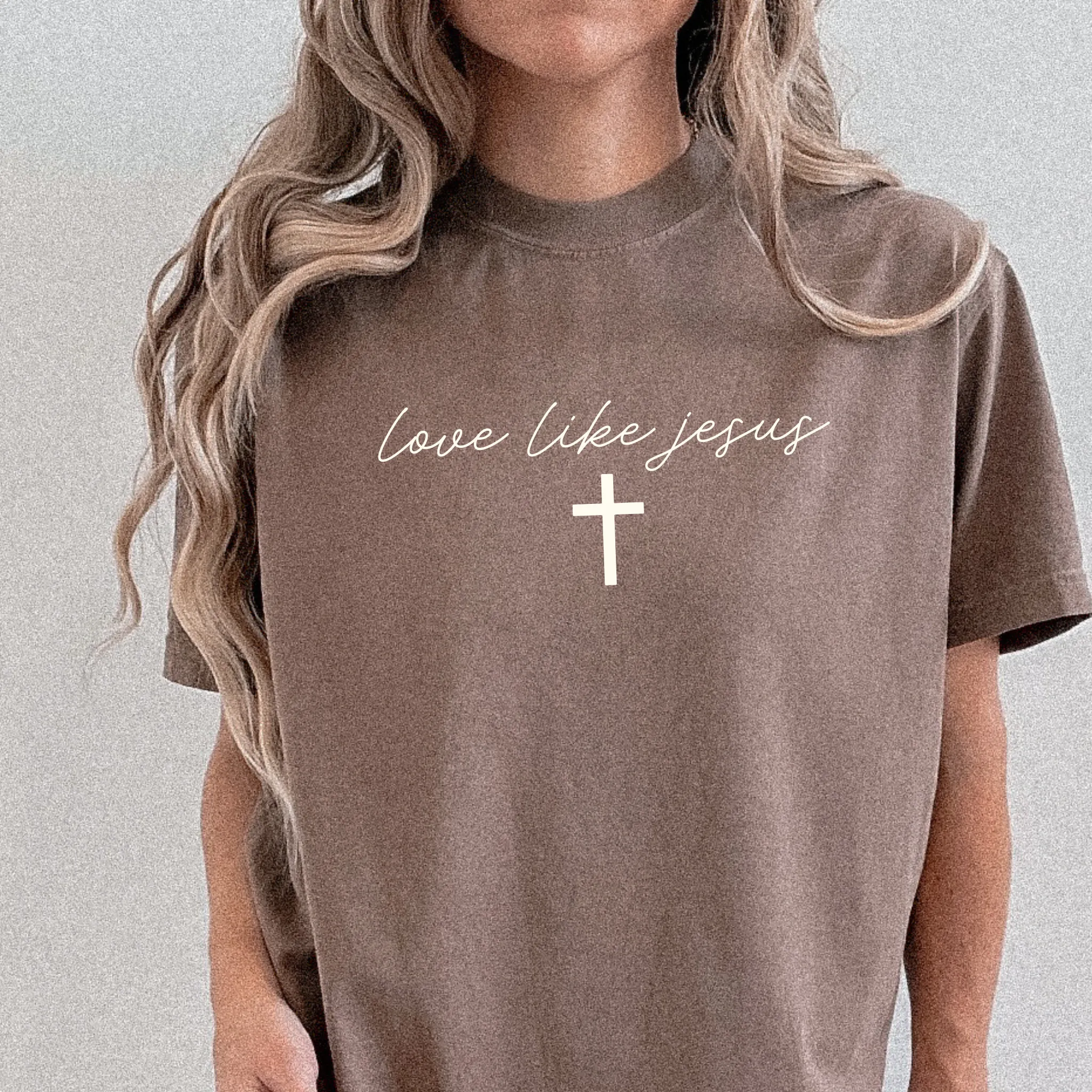 Love Like Jesus Script Tee sold by Zulily