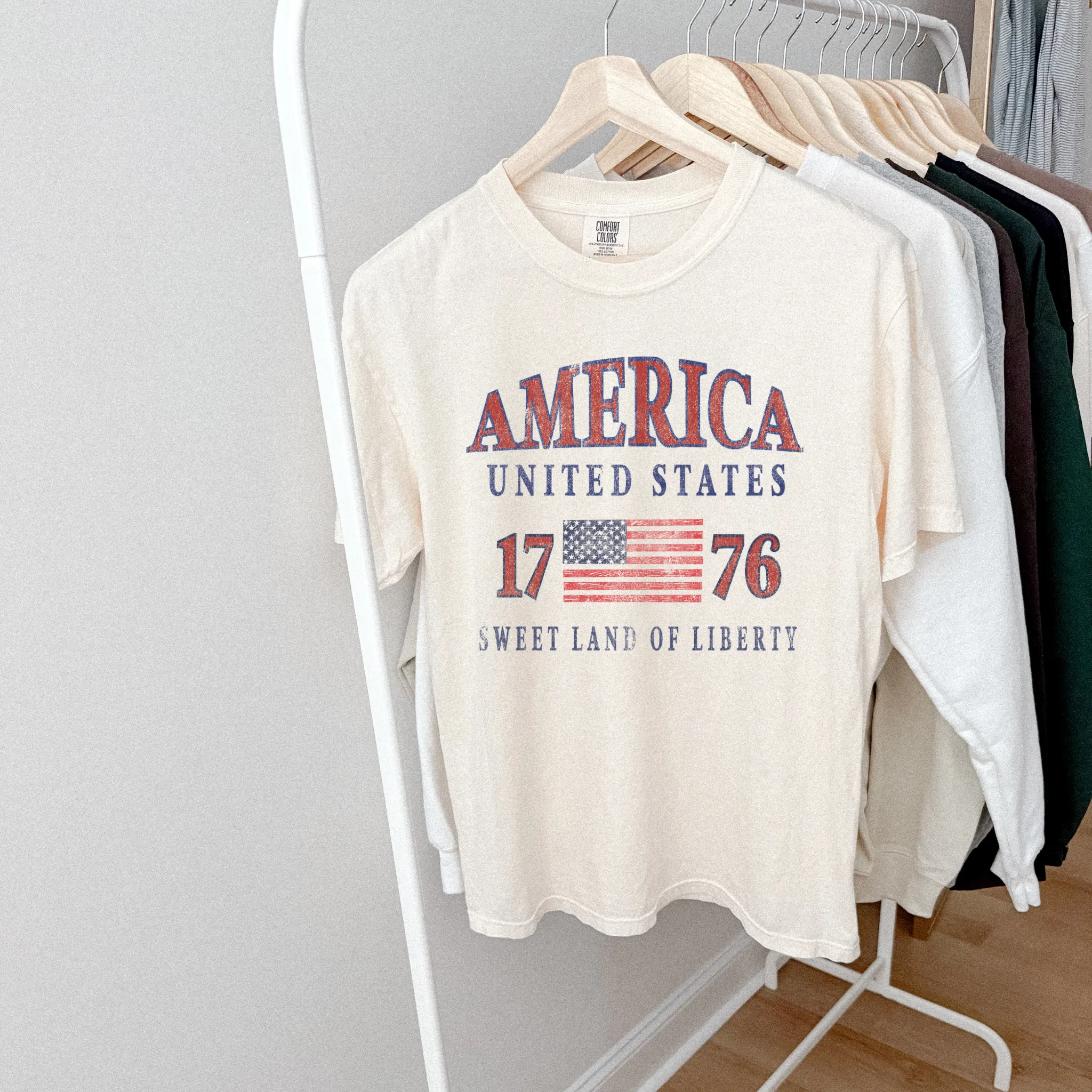 America 1776 Graphic Tee – Patriotic USA Shirt sold by Zulily product image thumbnail 2