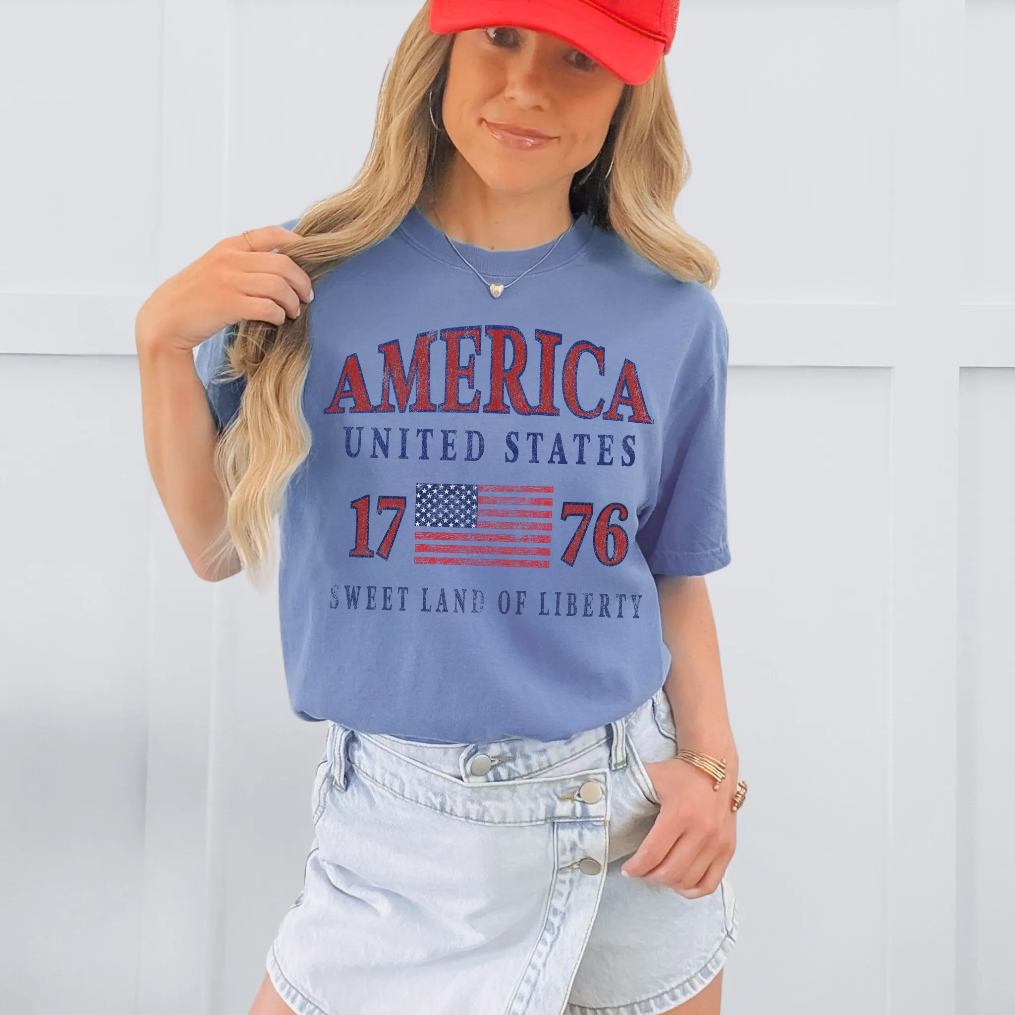 America 1776 Graphic Tee – Patriotic USA Shirt sold by Zulily product image thumbnail 4