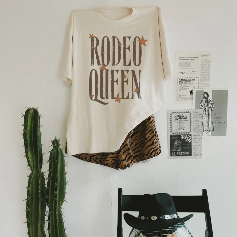 Rodeo Queen Graphic Tee – Western Cowgirl Vintage Star Shirt made by Zulily