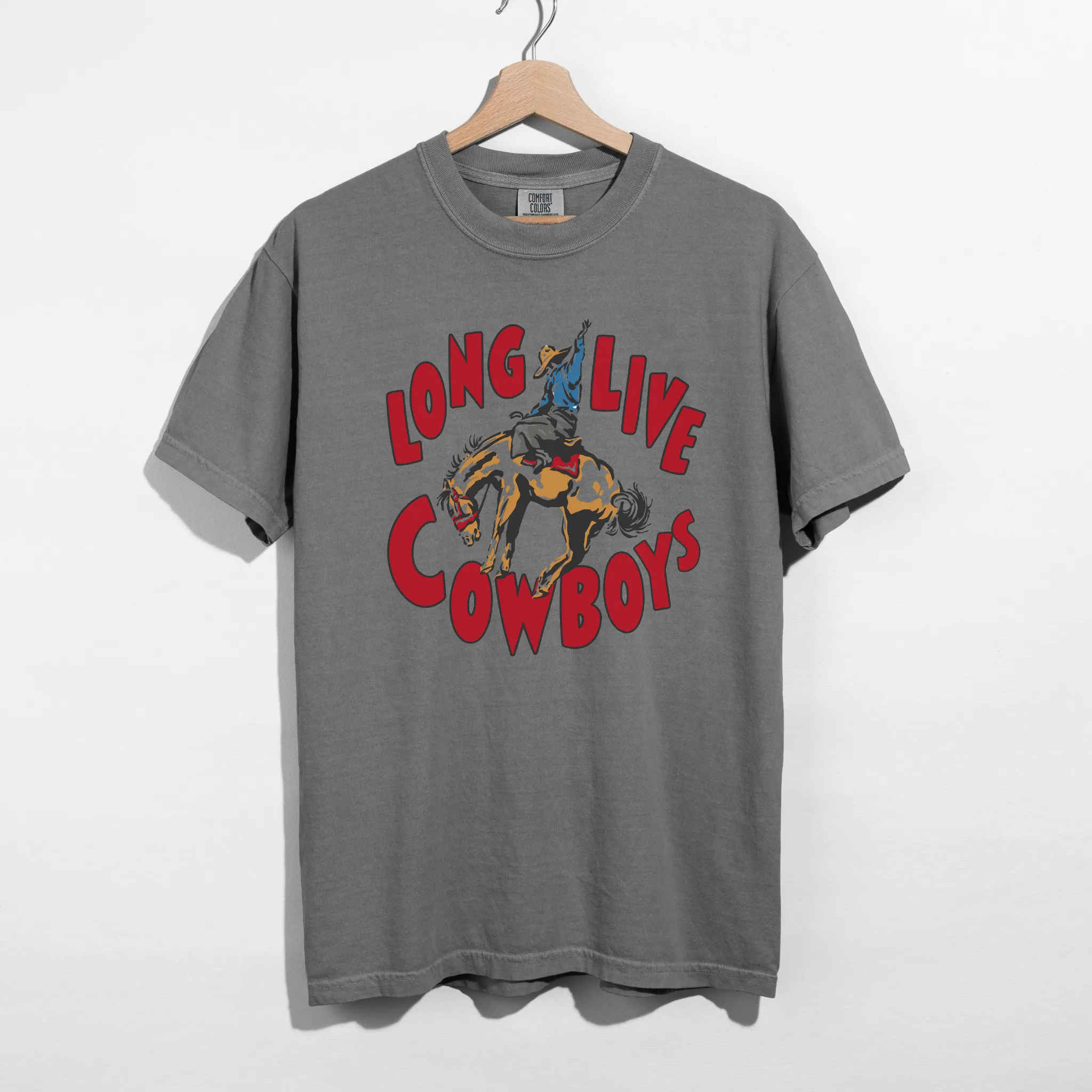 Long Live Cowboys Graphic Tee – Vintage Rodeo Western Shirt sold by Zulily product image thumbnail 5