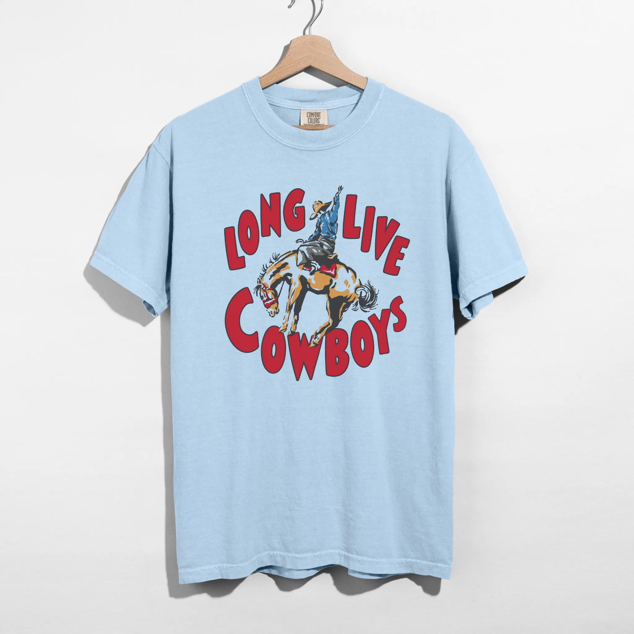 Long Live Cowboys Graphic Tee – Vintage Rodeo Western Shirt sold by Zulily product image thumbnail 3