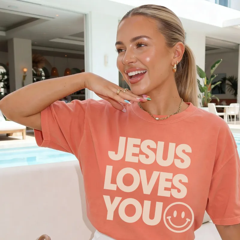 Jesus Loves You Graphic T-Shirt | Faith-Based Christian Tee made by Zulily