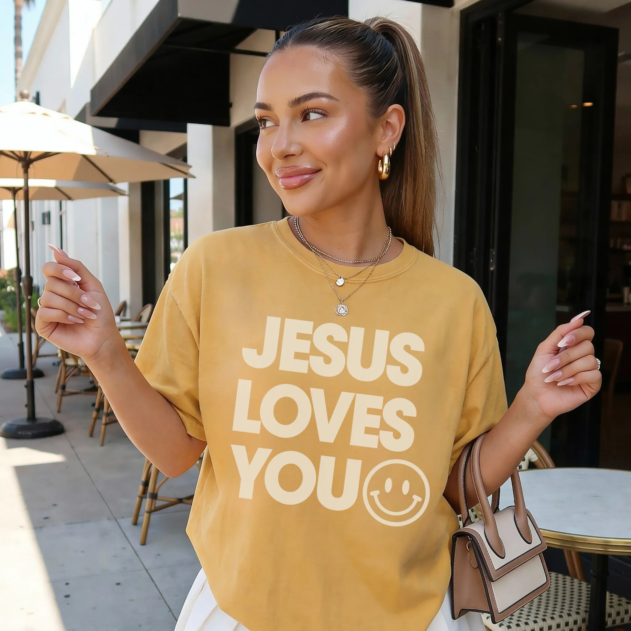 Jesus Loves You Graphic T-Shirt | Faith-Based Christian Tee sold by Zulily product image thumbnail 2