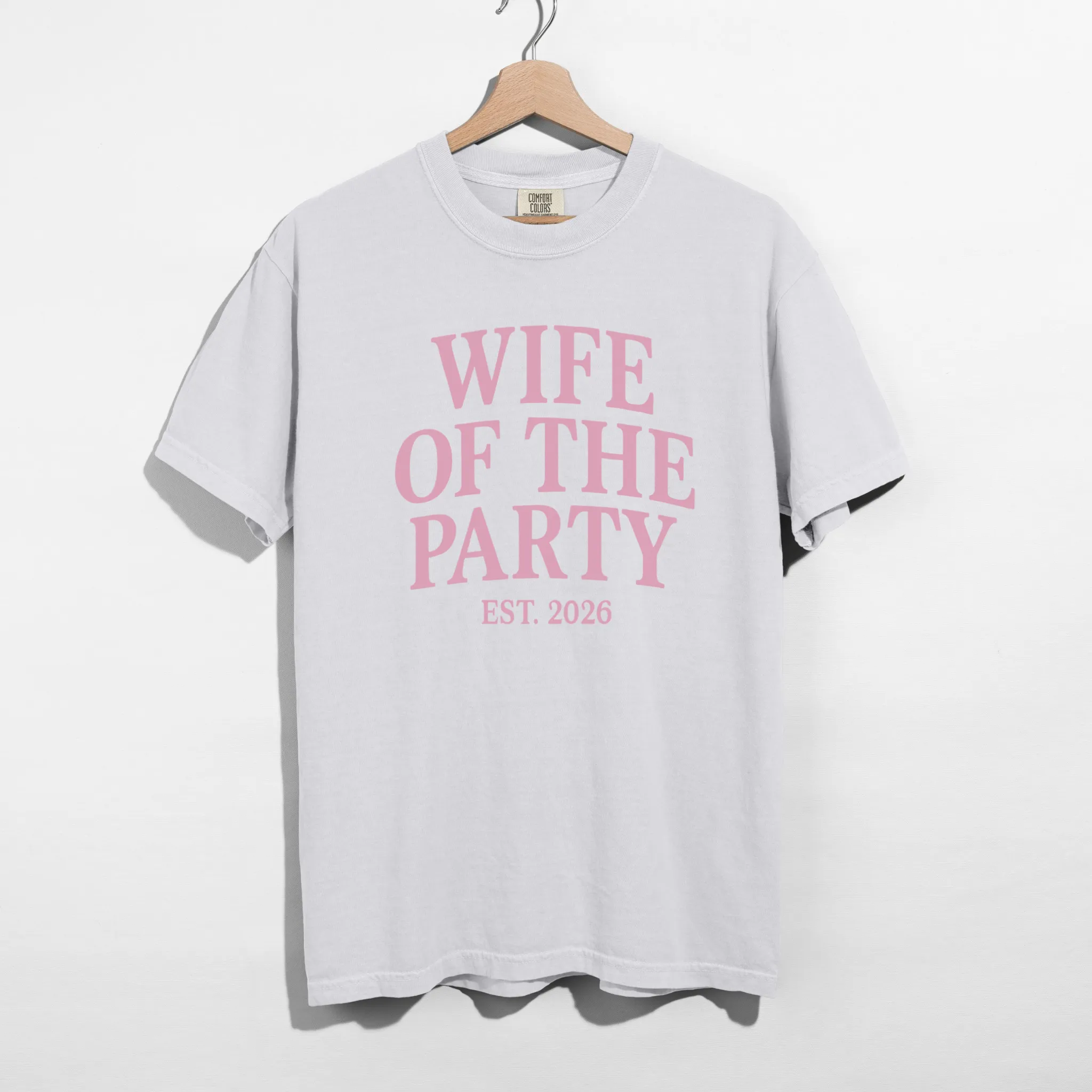 Wife of the Party Shirt | Bachelorette & Wedding Weekend Outfit (Est. 2026) sold by Zulily product image thumbnail 2