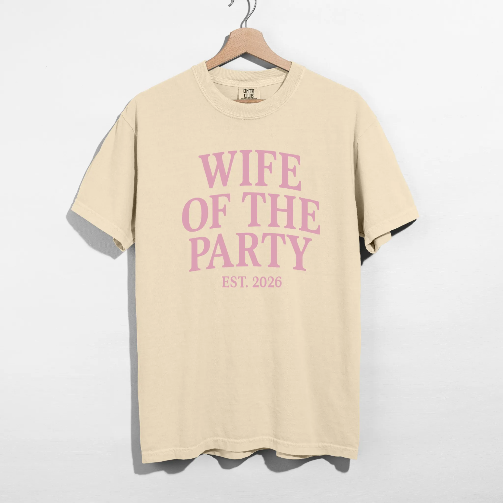 Wife of the Party Shirt | Bachelorette & Wedding Weekend Outfit (Est. 2026) sold by Zulily product image thumbnail 3