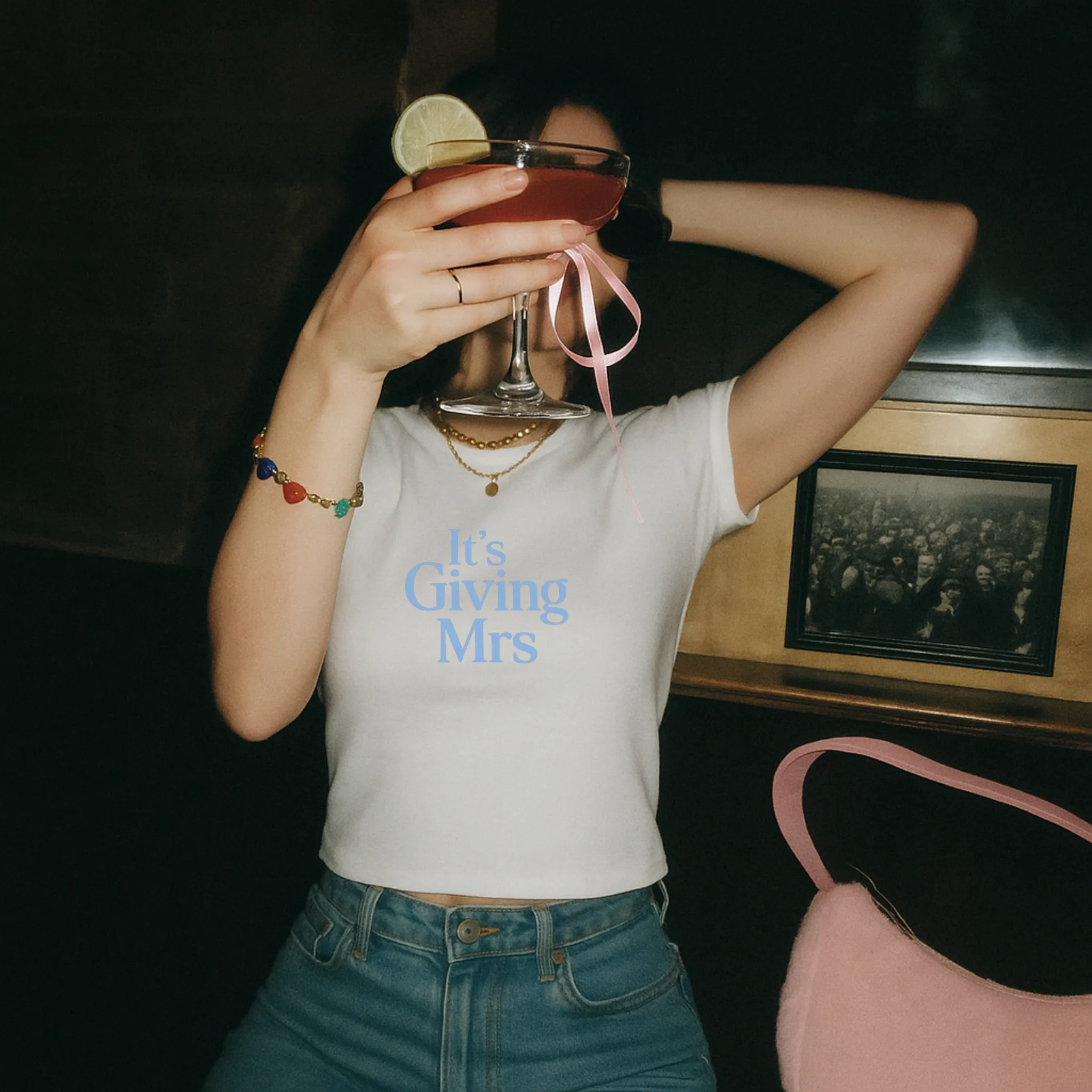 It’s Giving Mrs Graphic Tee – Bride Bachelorette Shirt sold by Zulily