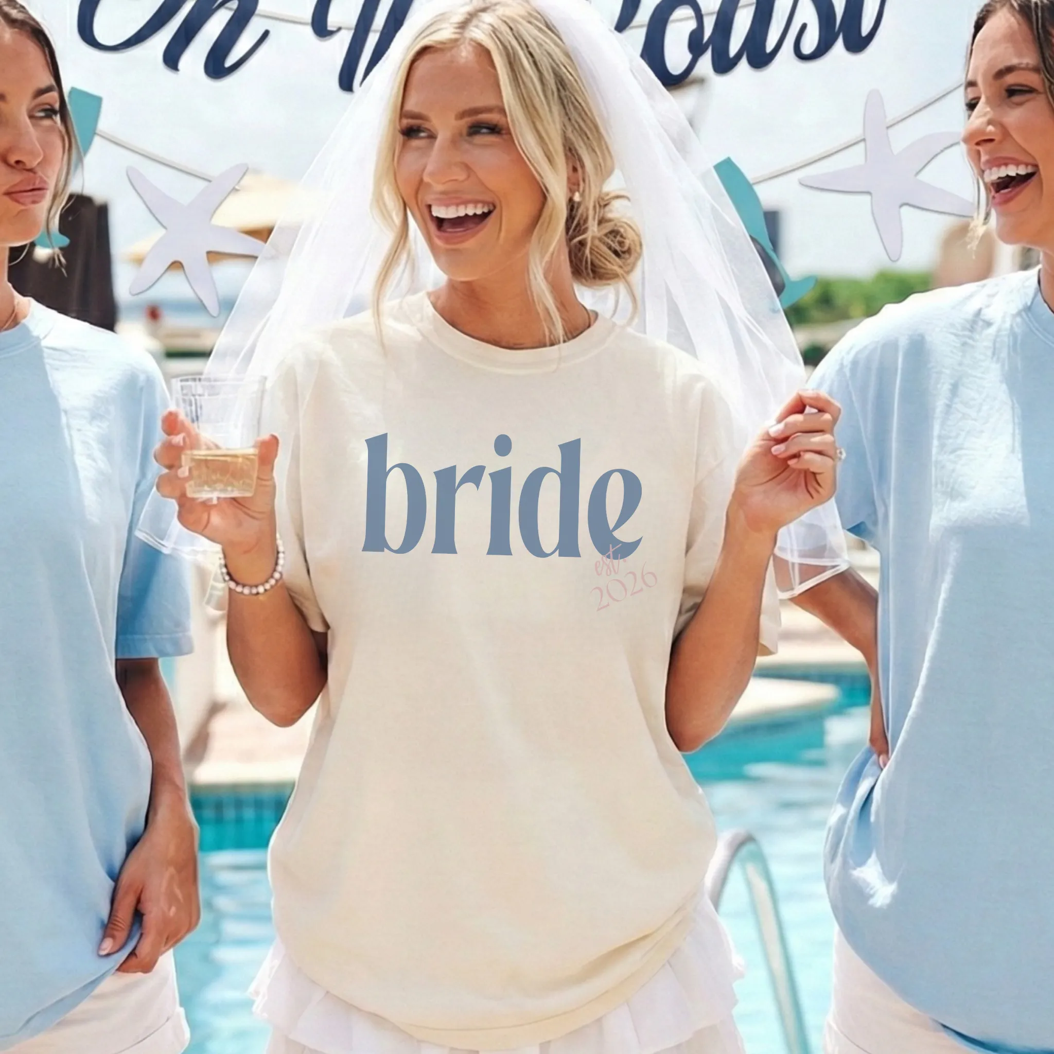 Bride Est. 2026 Tee | Bridal Shower, Bachelorette & Wedding Weekend Shirt sold by Zulily product image thumbnail 2