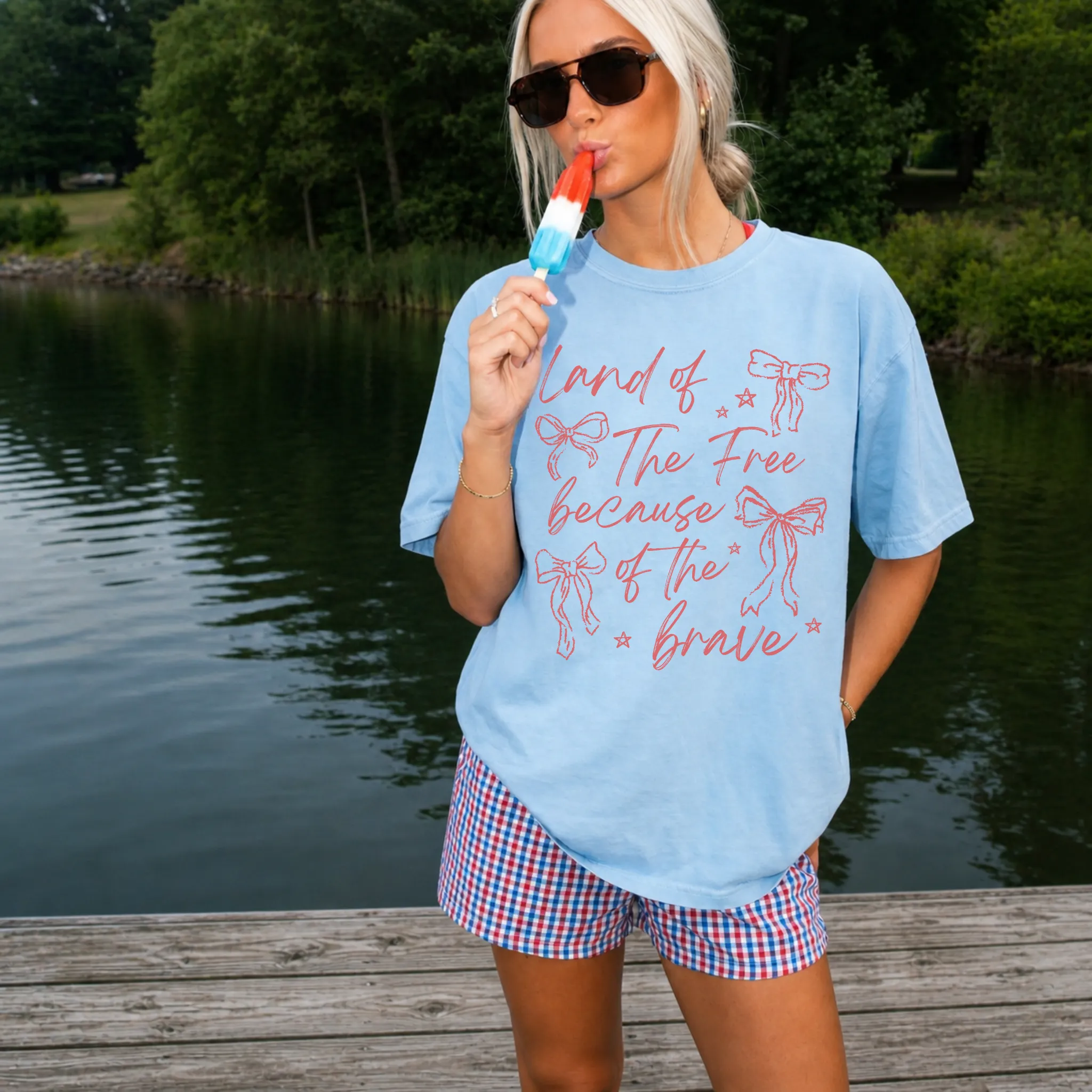 Land Of The Free Tee Shirt sold by Zulily
