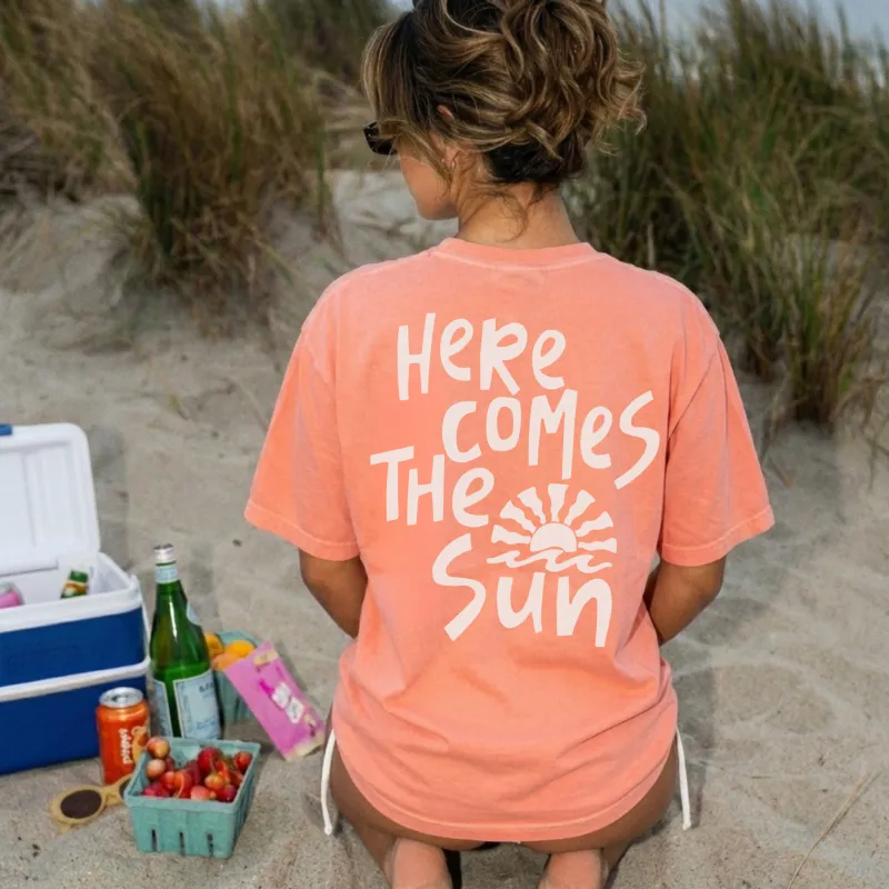 Here Comes The Sun Graphic Tee made by Zulily